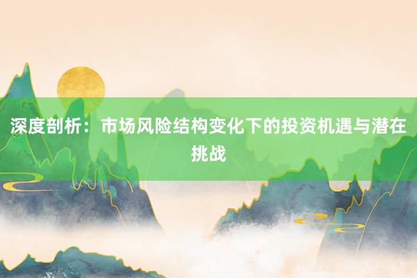 深度剖析：市场风险结构变化下的投资机遇与潜在挑战