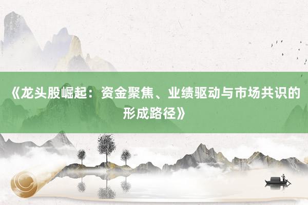 《龙头股崛起：资金聚焦、业绩驱动与市场共识的形成路径》